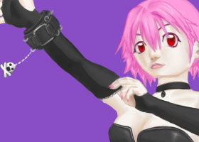 little pink goth