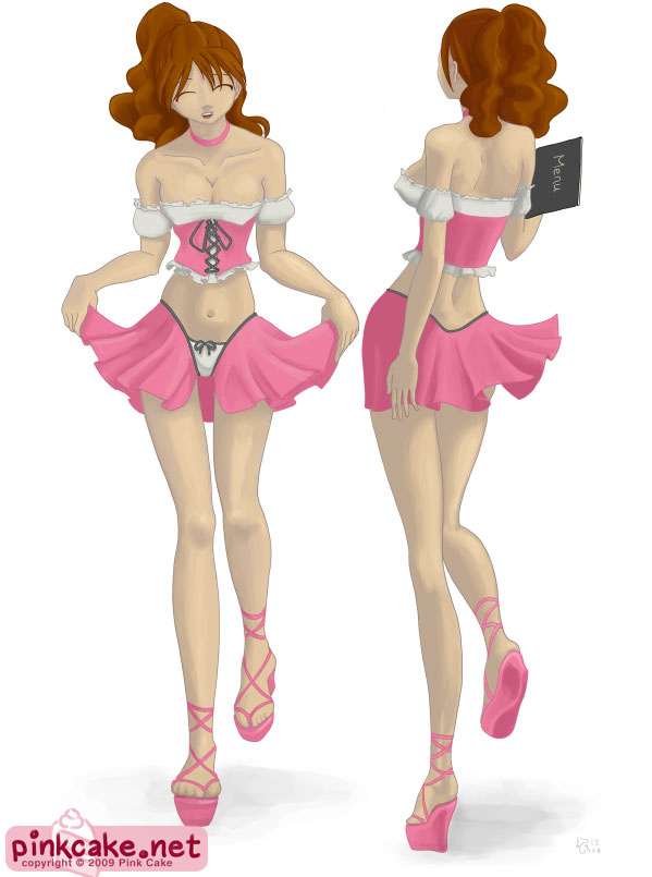 the waitress